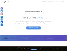 Tablet Screenshot of kursphp.com